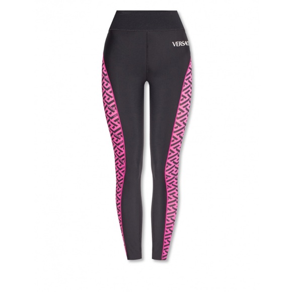 Authentic Versace La greca pattern sports bra and leggings with box size 5 NIB - Picture 14 of 16